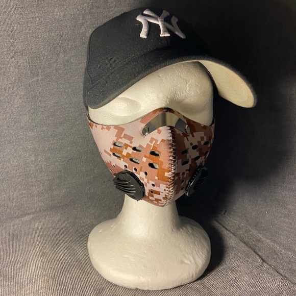 Facemask with removable filter Camouflage neoprene - Picture 2 of 5